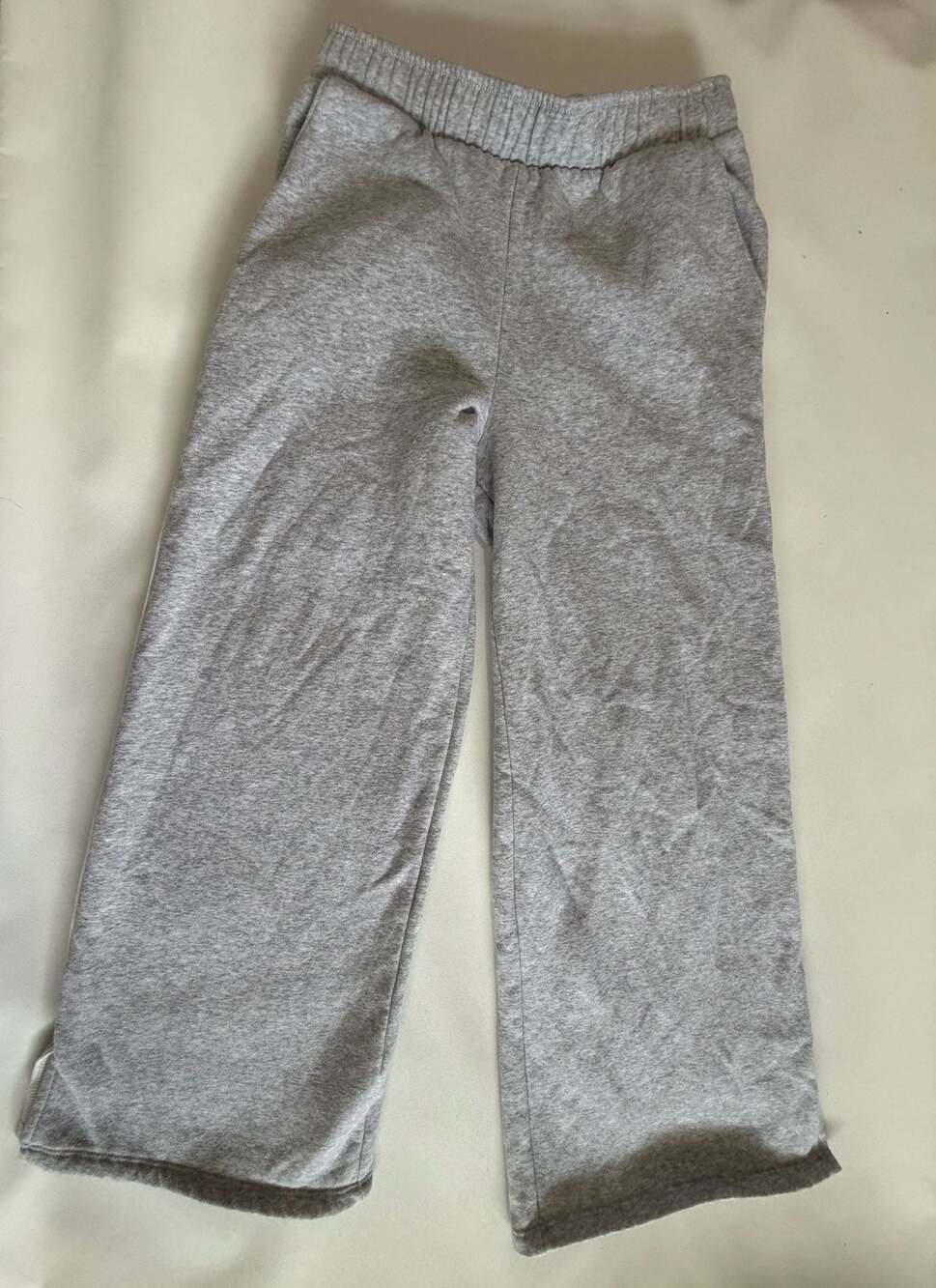 Weekend Academy Size L 10-12 Gray Sweatpants Drawstring Lounge Casual